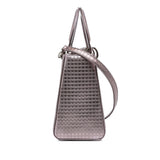 Dior Medium Metallic Microcannage Lady Dior (SHG-rFTqIT)