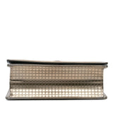Dior Medium Metallic Patent Microcannage Diorama Flap