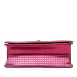 Dior Medium Metallic Patent Microcannage Diorama Flap