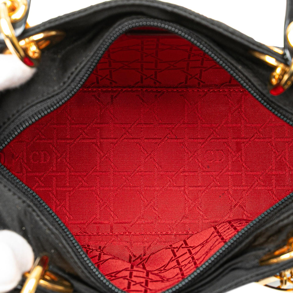 Dior Medium Nylon Cannage Lady Dior