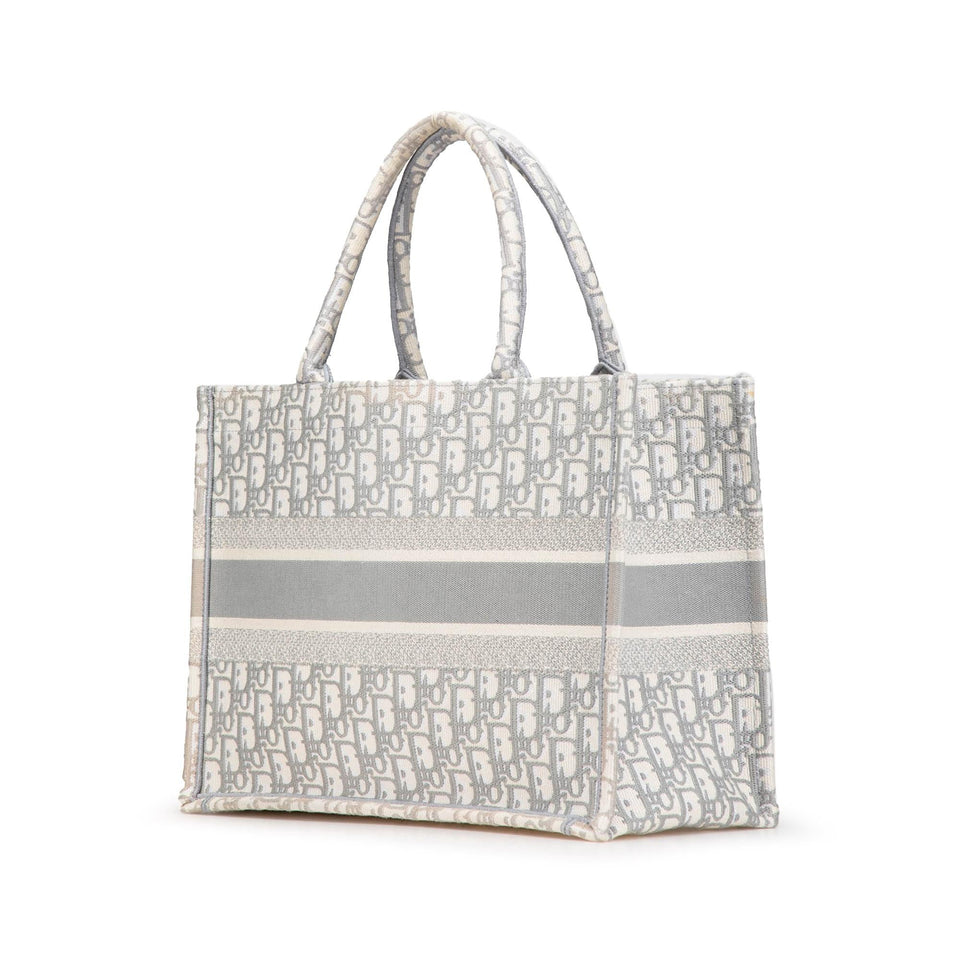 Dior Medium Oblique Canvas Book Tote