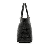 Dior Medium Patent Cannage Lady Dior Soft Shopping Tote (SHG-l67PuF)