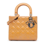 Dior Medium Patent Cannage Lady Dior