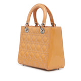 Dior Medium Patent Cannage Lady Dior