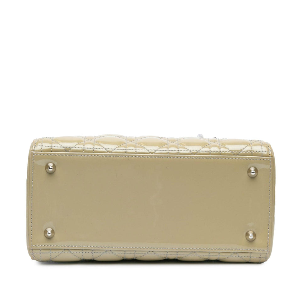 Dior Medium Patent Cannage Lady Dior