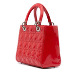 Dior Medium Patent Cannage Lady Dior