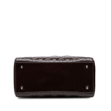 Dior Medium Patent Cannage Lady Dior