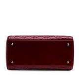 Dior Medium Patent Cannage Lady Dior