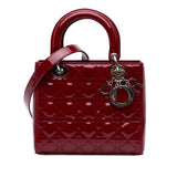 Dior Medium Patent Cannage Lady Dior