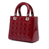 Dior Medium Patent Cannage Lady Dior