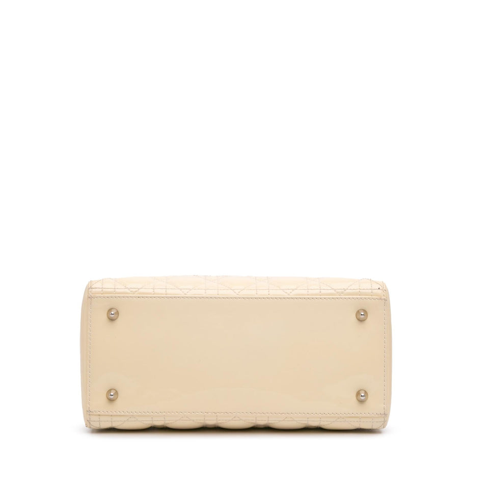 Dior Medium Patent Cannage Lady Dior