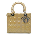 Dior Medium Patent Cannage Lady Dior