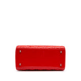 Dior Medium Patent Cannage Lady Dior