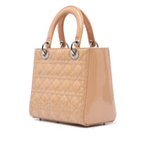 Dior Medium Patent Cannage Lady Dior