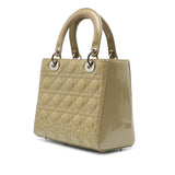 Dior Medium Patent Cannage Lady Dior