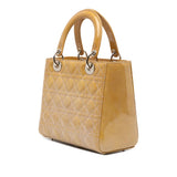Dior Medium Patent Cannage Lady Dior