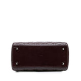 Dior Medium Patent Cannage Lady Dior