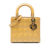 Dior Medium Patent Cannage Lady Dior
