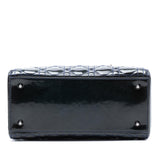 Dior Medium Patent Cannage Lady Dior