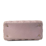 Dior Medium Pearlescent Lambskin Cannage Lady Dior