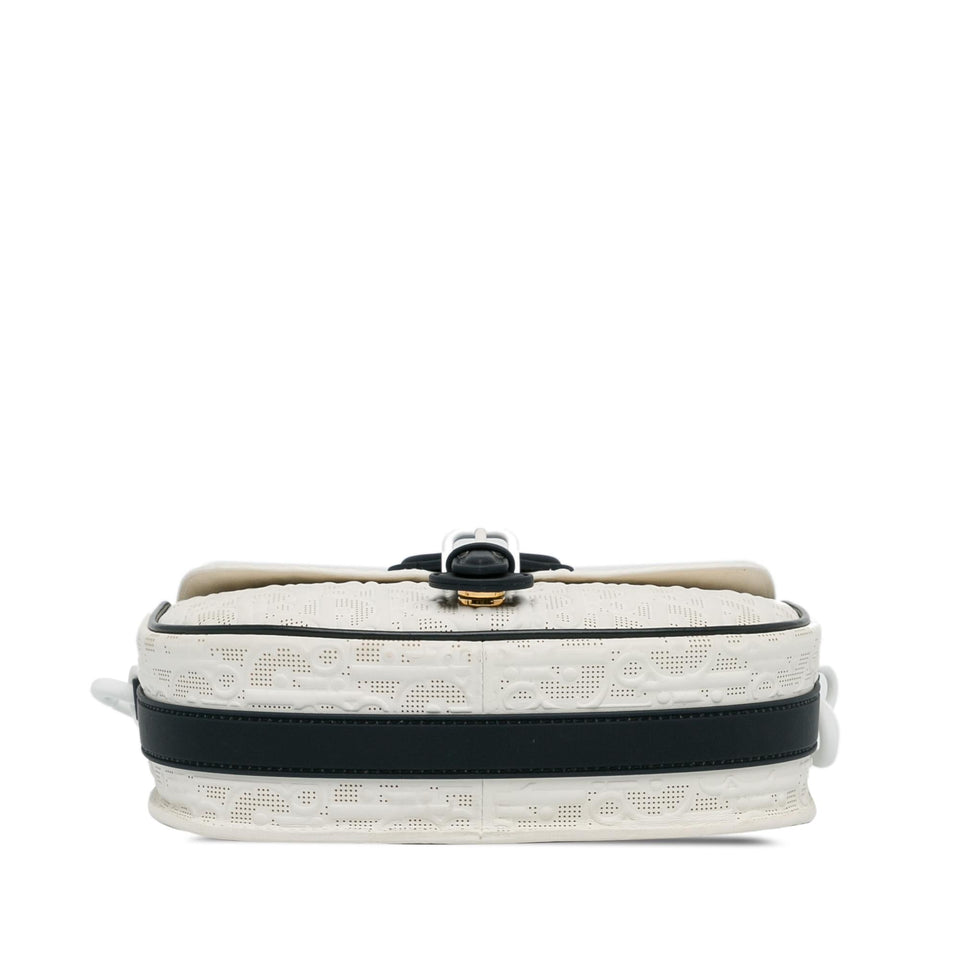 Dior Medium Perforated Calfskin Oblique Bobby Flap