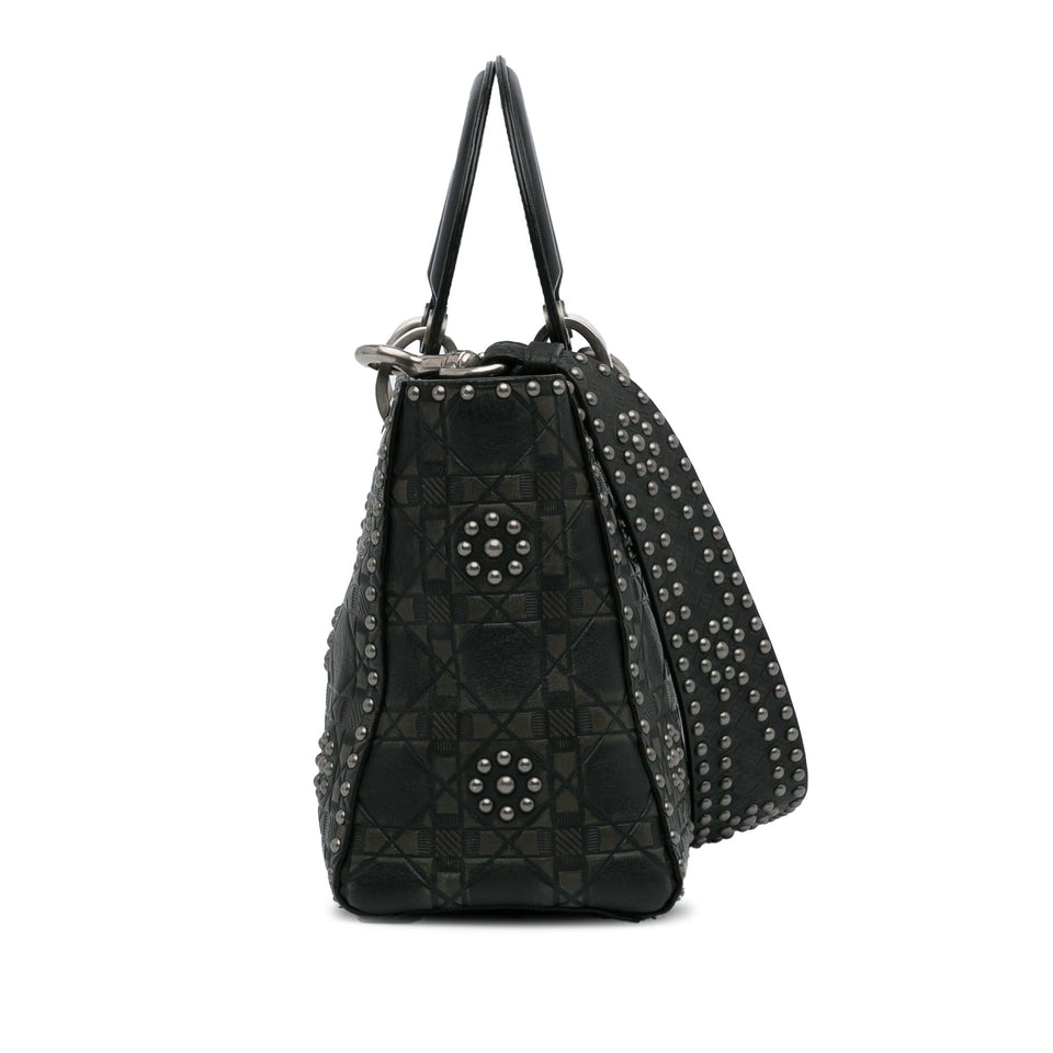 Dior Medium Studded Cannage Supple Lady Dior (SHG-SMh9P5)