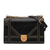 Dior Medium Studded Lambskin Diorama Flap