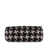 Dior Medium Technical Canvas Macro Houndstooth Caro Bag