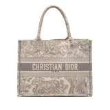 Dior Medium Toile de Jouy Reverse Embroidered Canvas Book Tote