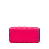 Dior Medium Tricolor Lambskin Cannage Lady Dior