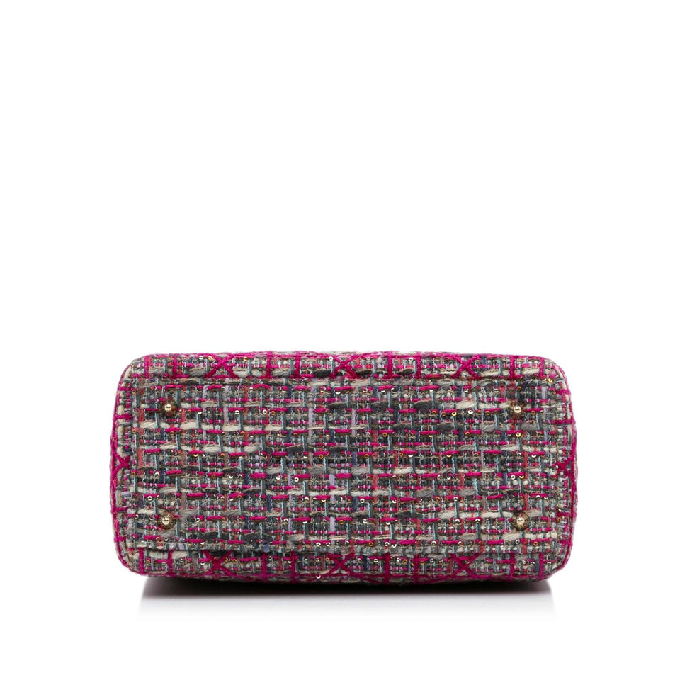 Dior Medium Tweed Cannage Lady Dior