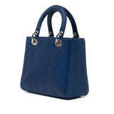 Dior Medium Ultra Matte Calfskin Cannage Embossed Lady Dior