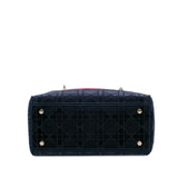 Dior Medium Velvet Cannage Lady D-Lite (SHG-ysoyN0)