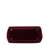 Dior Medium Velvet Cannage Lady D Lite