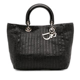 Dior Medium Woven Leather Soft Lady Dior