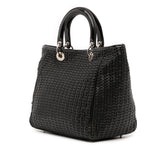 Dior Medium Woven Leather Soft Lady Dior