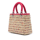 Dior Medium Woven Raffia Lady Dior