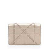 Dior Metallic Calfskin Diorama Wallet on Chain (SHF-fyOwgL)