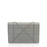 Dior Metallic Calfskin Diorama Wallet on Chain