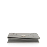 Dior Metallic Calfskin Diorama Wallet on Chain