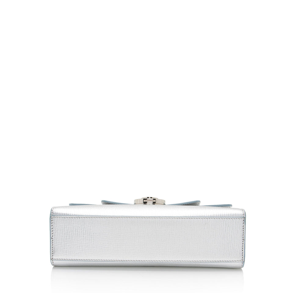 Dior Metallic Calfskin Diorever Top Handle