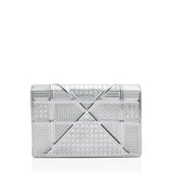Dior Micro Cannage Metallic Calfskin Diorama Wallet on Chain