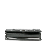 Dior Metallic Patent Microcannage Diorama Wallet on Chain (SHG-PbiarO)