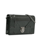 Dior Metallic Patent Microcannage Diorama Wallet on Chain (SHG-PbiarO)