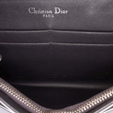 Dior Metallic Patent Microcannage Diorama Wallet on Chain