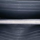 Dior Metallic Patent Microcannage Diorama Wallet on Chain