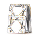 Dior Metallic Studded Calfskin Vertical Diorama