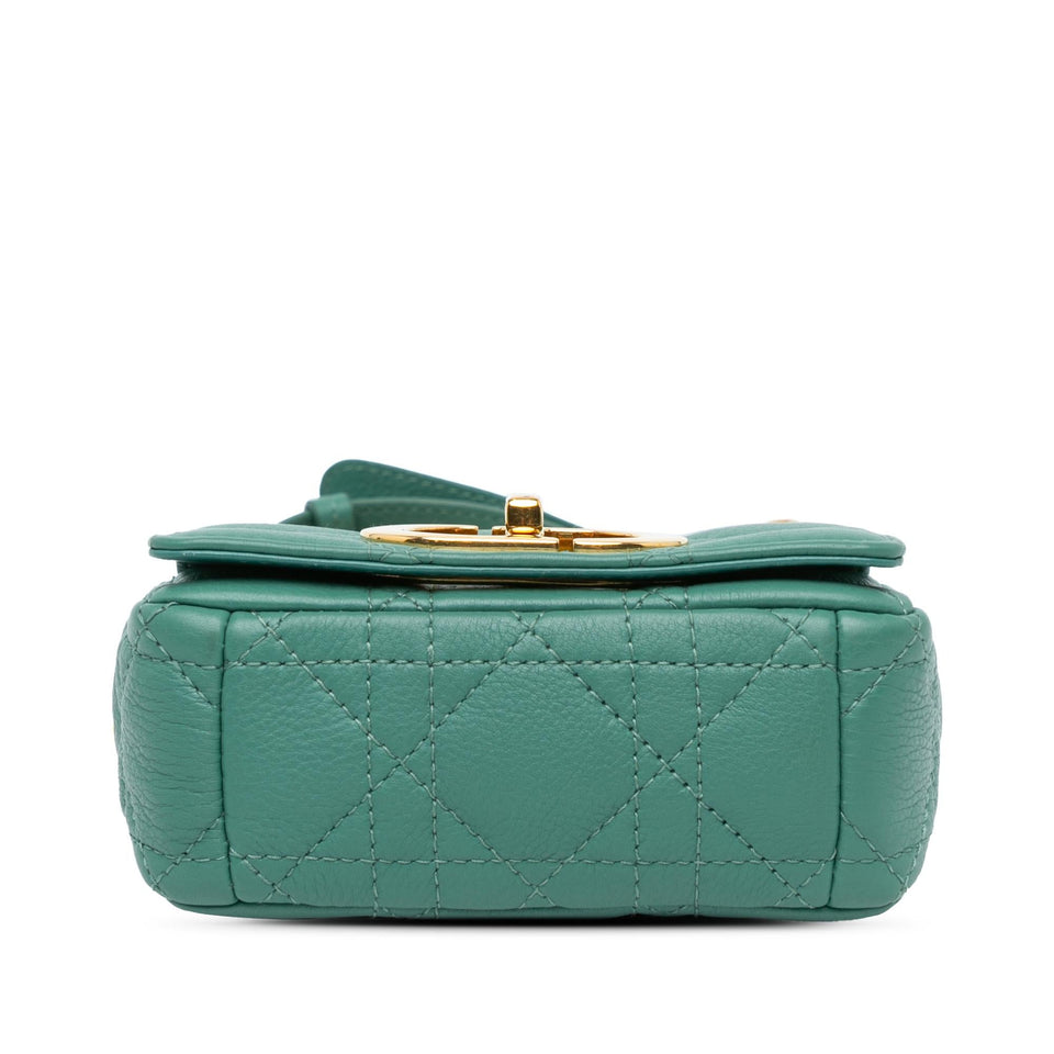 Dior Micro Calfskin Cannage Supple Caro Bag (SHG-PPTzcg)