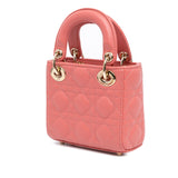 Dior Micro Lambskin Cannage Lady Dior