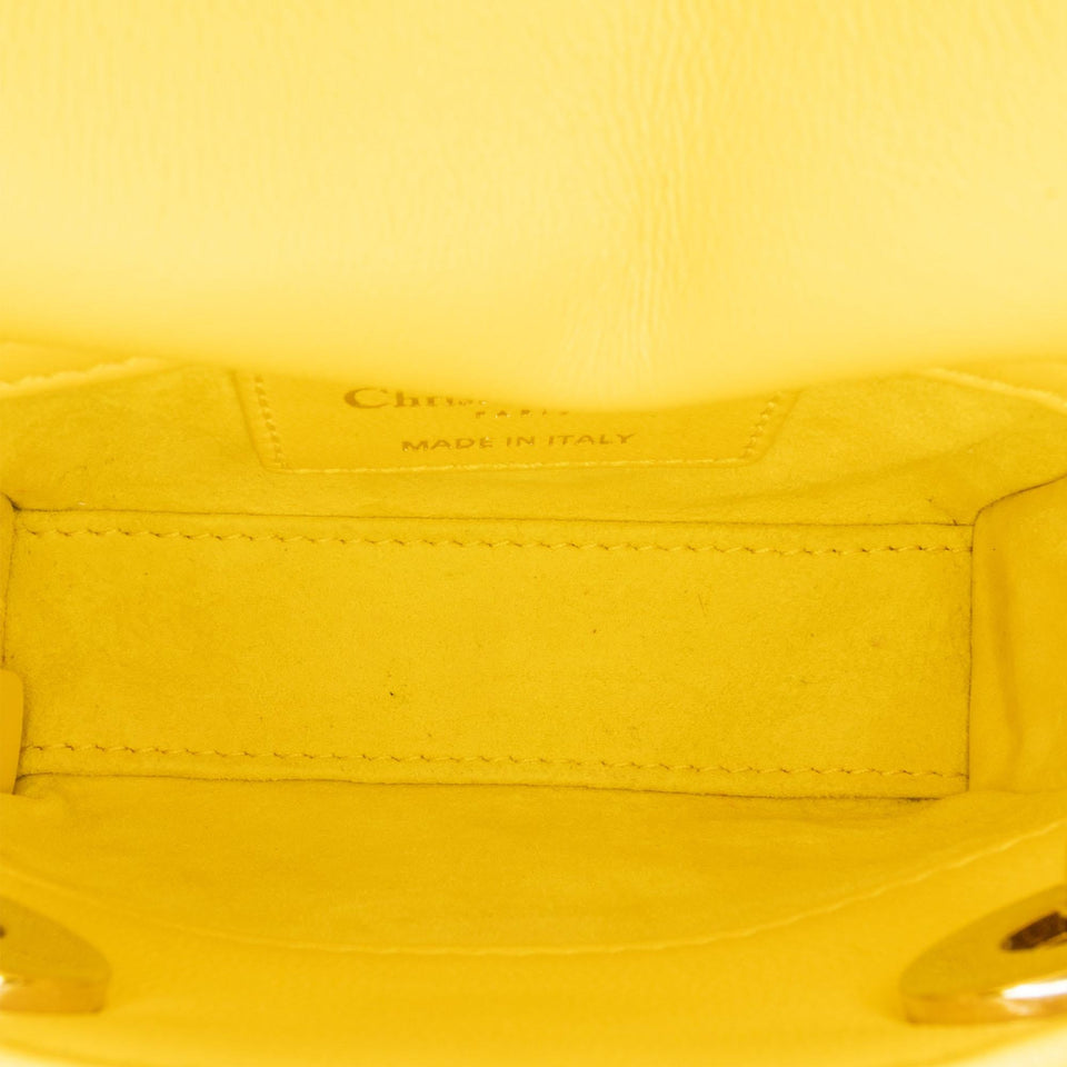 Dior Micro Lambskin Cannage Lady Dior
